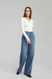 Angeles High Rise Baggy Jeans HJ103