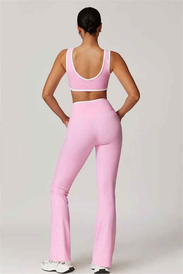 The Stamina Sports Bra Flared Leggings 2-Piece Set