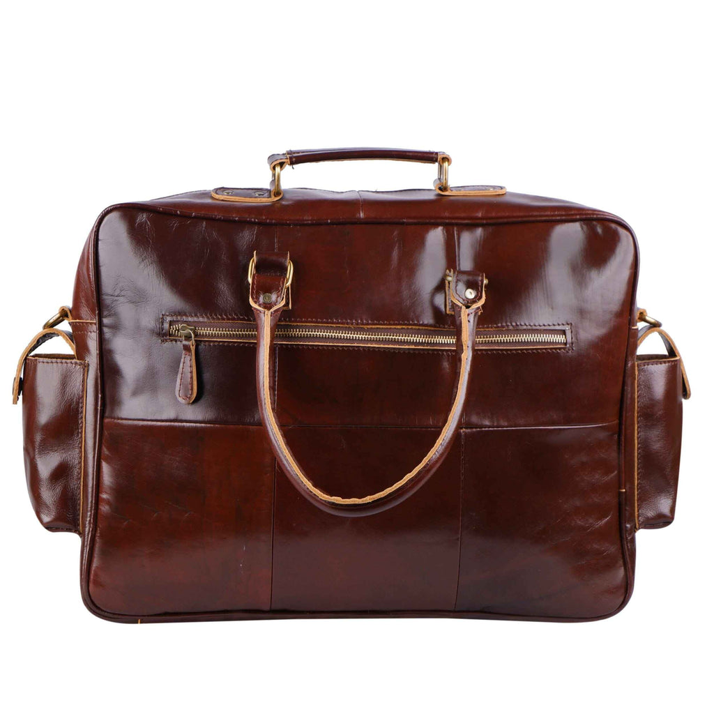 Norman Cherry Red Briefcase