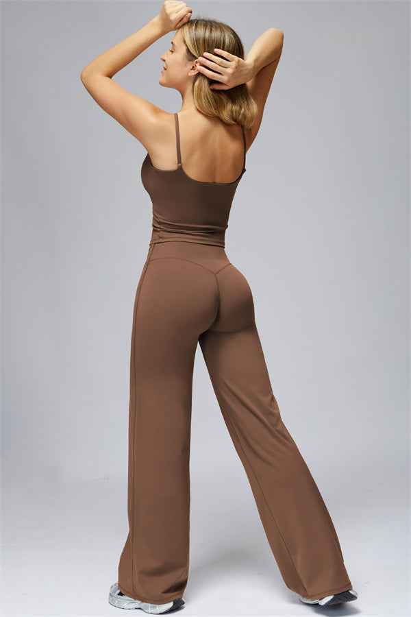 The FlexCore Crop Tank Flared Leggings 2-Piece Set