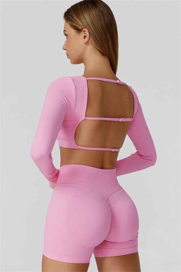 The Reign Long Sleeve Crop Top