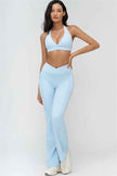 The BoldFit Sports Bra Flared Leggings 2-Piece Set