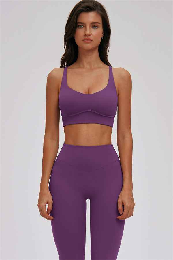 The Kinetic Cross Back Sports Bra