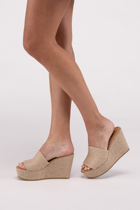 Bounty-S Wedge Platform Heels - Pikemla