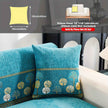 Pet Proof Couch Cover - Boho Chenille Sofa Cover with Tree Embroidery