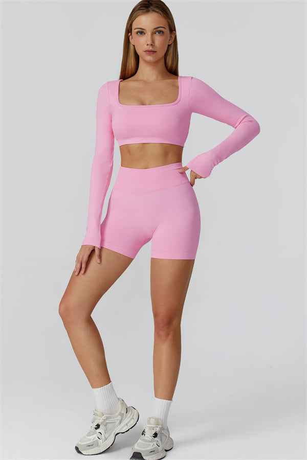 The Reign Long Sleeve Crop Top
