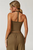 The Sprint Halter Tank Top Sweatpants 2-Piece Set
