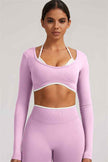 The Elevate New Long Sleeve Crop top