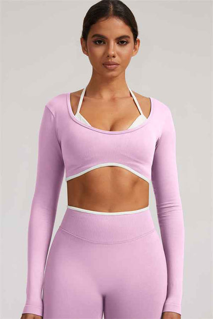 The Elevate New Long Sleeve Crop top