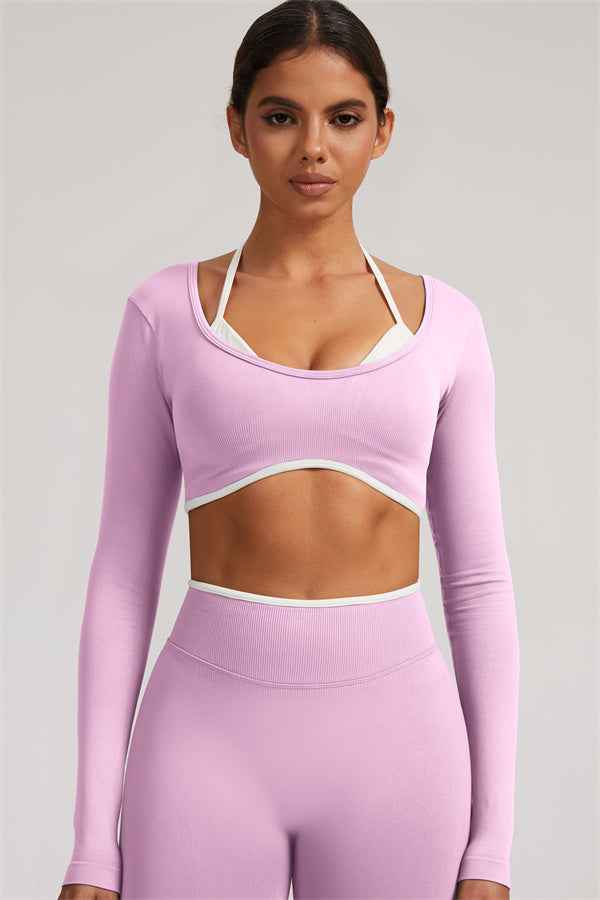 The Elevate New Long Sleeve Crop top