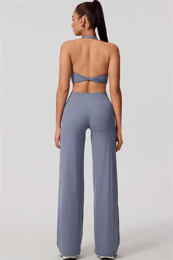 The Nestle Sports Bra Straight Leg Pants 2-Piece Set