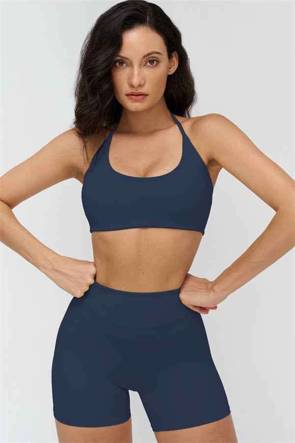 The Stride Halter Sports Bra