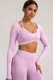 The Elevate New Long Sleeve Crop top