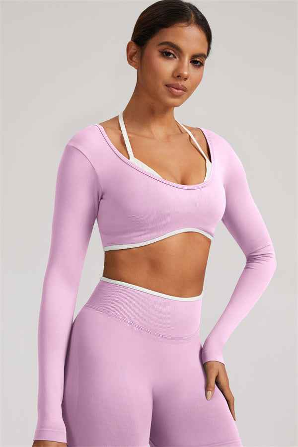The Elevate New Long Sleeve Crop top