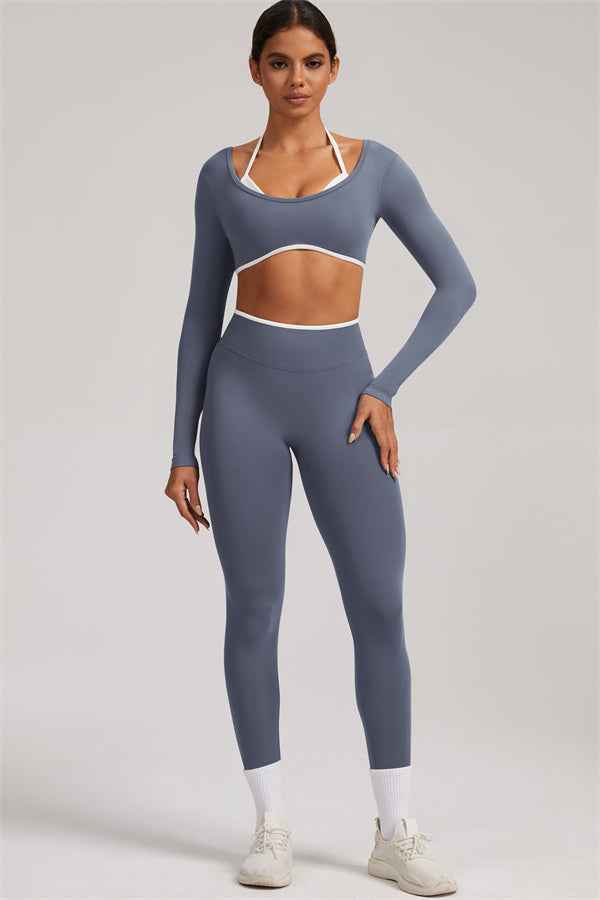 The Elevate New Long Sleeve Crop top
