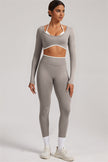 The Elevate New Long Sleeve Crop top