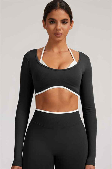 The Elevate New Long Sleeve Crop top