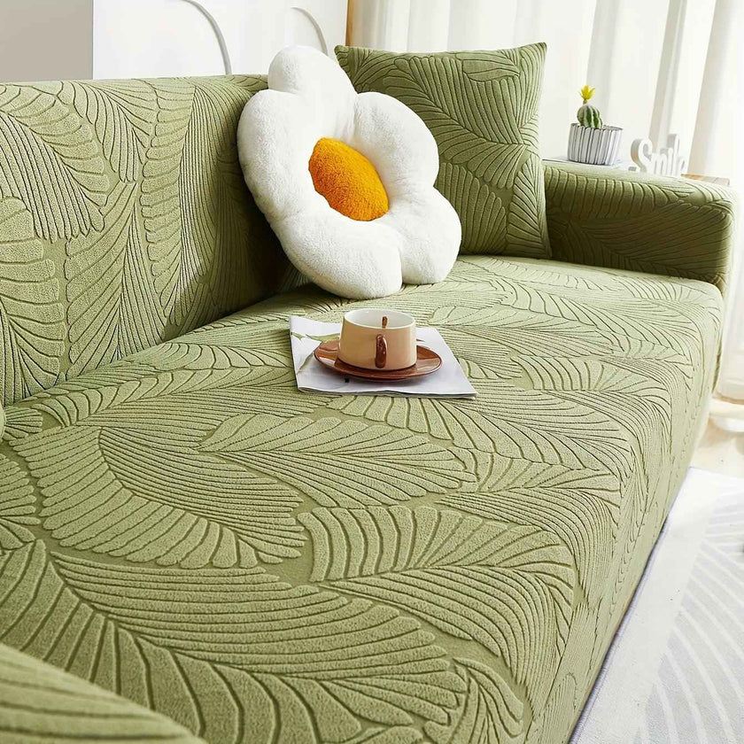 Premium Stretch Gray Couch Cover | Durable, Non-Slip & Versatile