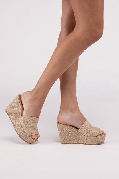 Bounty-S Wedge Platform Heels - Pikemla