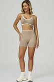 The Prime Line Sports Bra Shorts 2-Piece Set
