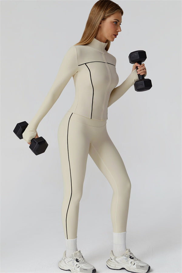 The Venus Zip Top Leggings 2-Piece Set