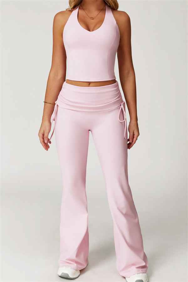 The Echo Tank Top Flared Leggings 2-Piece Set