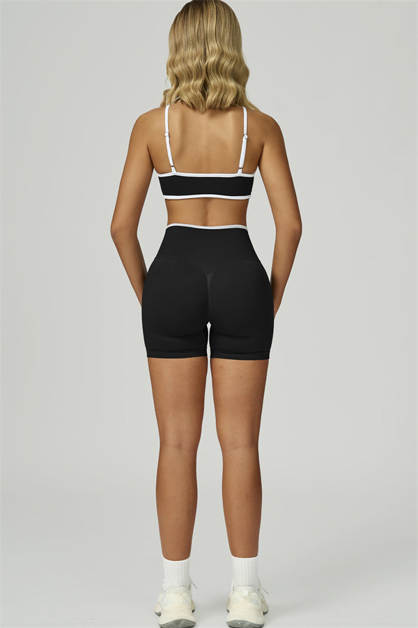 The Prime Line Sports Bra Shorts 2-Piece Set