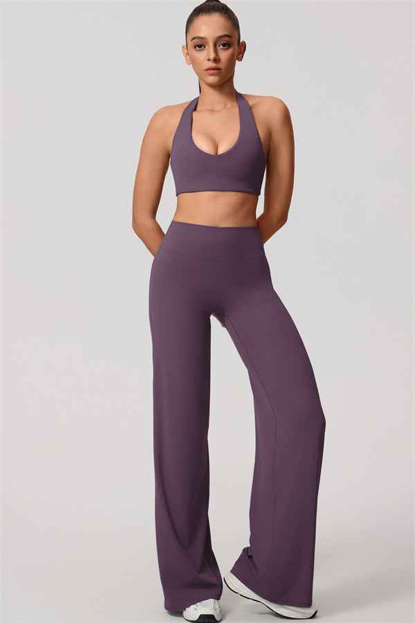 The Nestle Sports Bra Straight Leg Pants 2-Piece Set