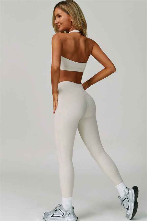 The Bold Halter Sports Bra Leggings 2-Piece Set