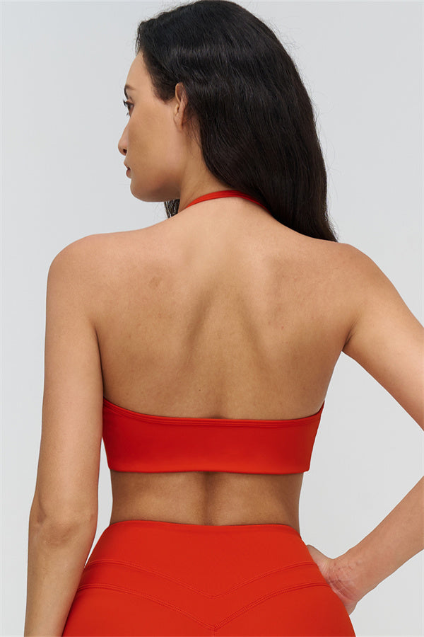 The Stride Halter Sports Bra
