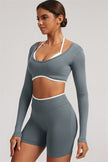 The Elevate Long Sleeve Crop top