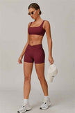 The Halo Sports Bra Shorts 2-Piece Set
