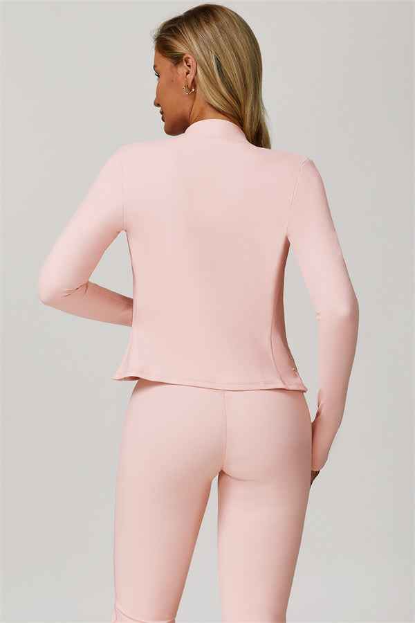 The Refresh Jacket Sports Bra Flared Leggings 3-Piece Set