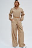 The Svelte UV protection Crop Hoodie Sweatpants 2-Piece Set