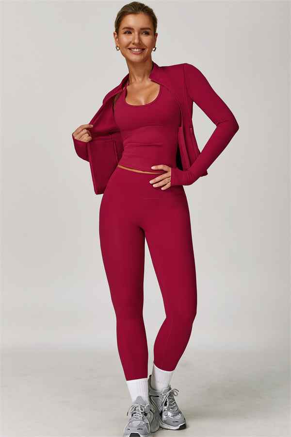 The Surge Halter Crop Top Leggings 2-Piece Set