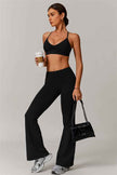The Delicate Sports Bra Flared Leggings 2-Piece Set