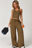 The Sprint Halter Tank Top Sweatpants 2-Piece Set