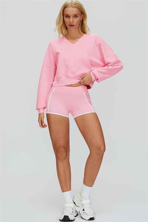 The Whisper V-Neck Hoodie