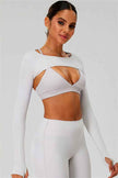 The Ember Sports Bra Crop Top Shorts 3-Piece Set