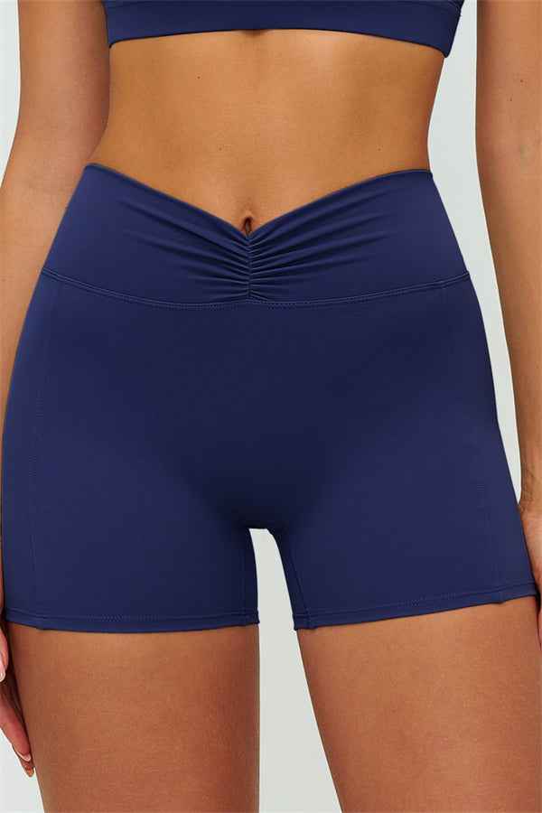 The Lushness V-Back Sports Bra Shorts 2-Piece Set