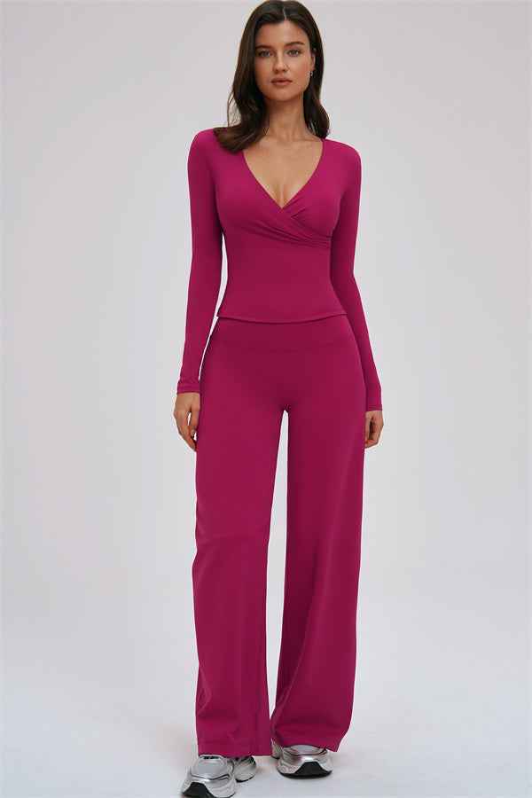 The Twirl Long Sleeve T-shirt New Straight Leg Pants 2-Piece Set