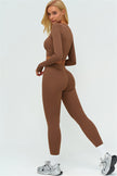 The Lushness Long Sleeve Crop top Leggings 2-Piece Set