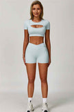 The Lavish Cut-out Crop Top