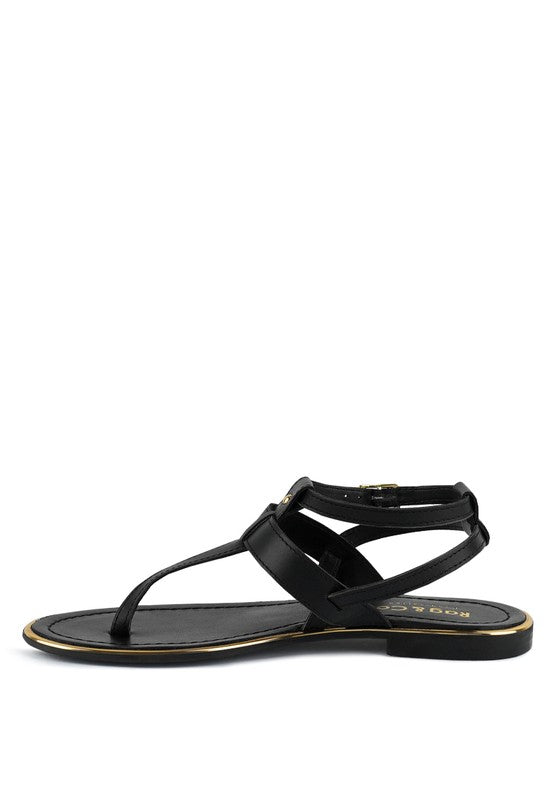 Irene Flat Thong Sandals - Pikemla