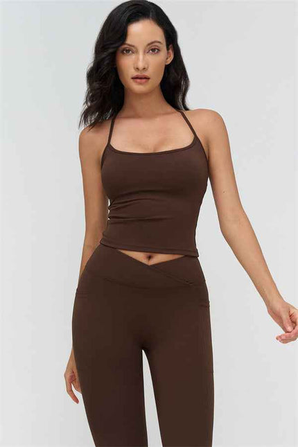 The BoldFit Crop Top Leggings 2-Piece Set