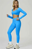 The Prime Long Sleeve Crop Top Leggings 2-Piece Set