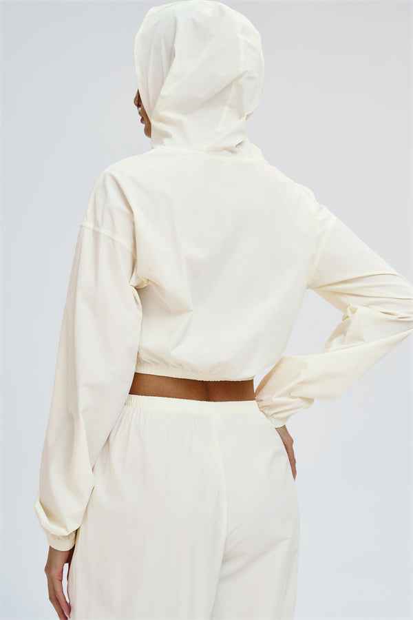 The Svelte UV protection Crop Hoodie Sweatpants 2-Piece Set