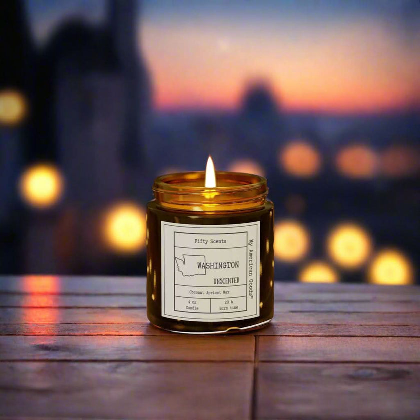 Washington unscented Candles - Coconut Apricot Wax