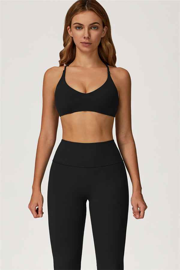 The Lily Sports Bra Flared Leggings 2-Piece Set