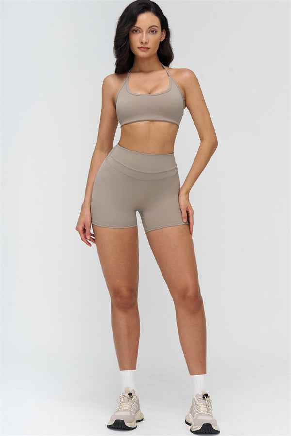 The Stride Halter Sports Bra